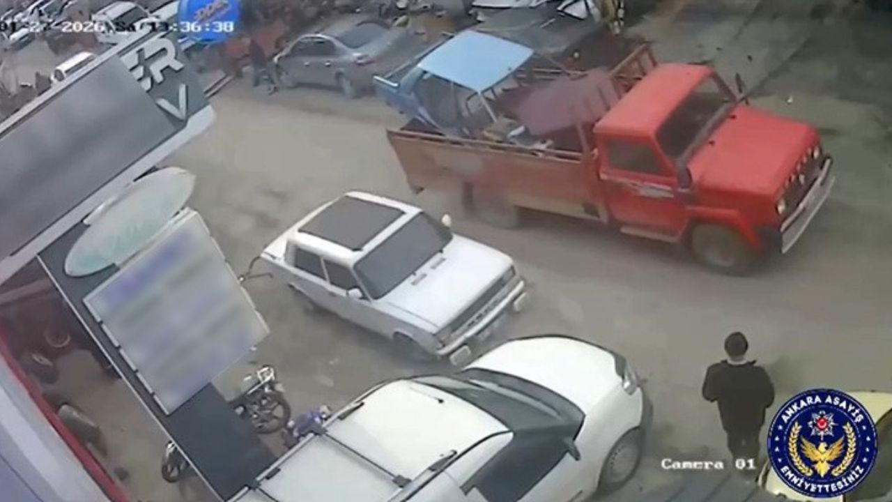 Çalıntı araçları presleyerek yok ettiler: Yer Ankara!