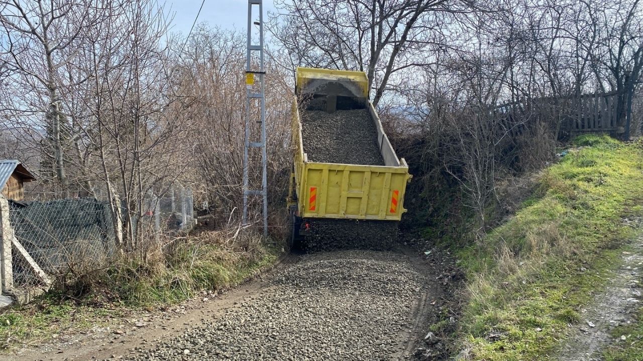 Kuzyaka yollarında çalışma!