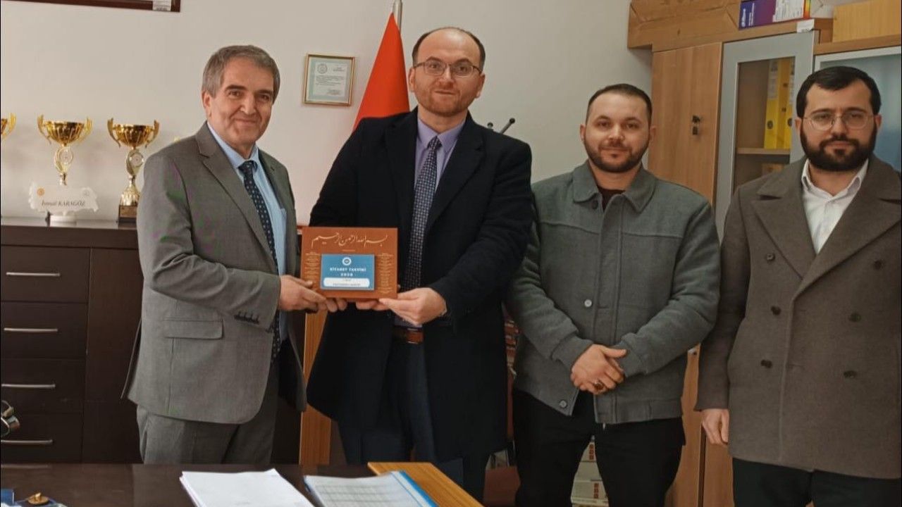 Müftülükten gençliğin manevi eğitimine destek ziyareti